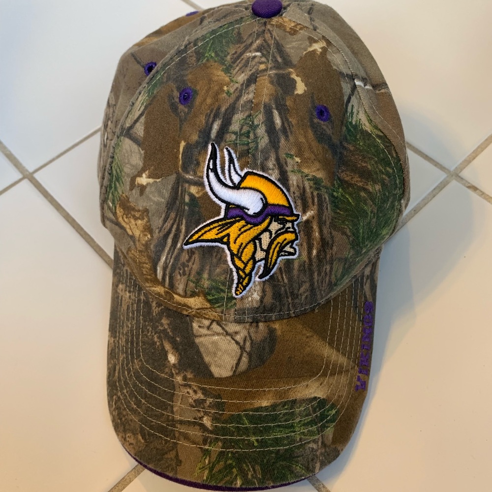 Minnesota Vikings adjustable Camo Hat
